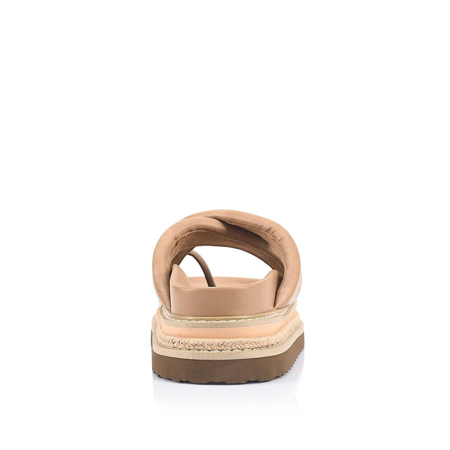 Thelma Flatform Slide Biscuit