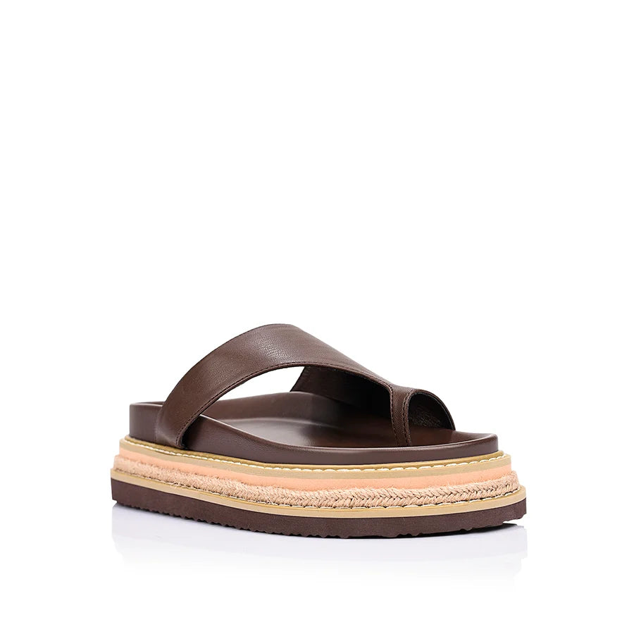 Thor Flatform Thongs Chocolate