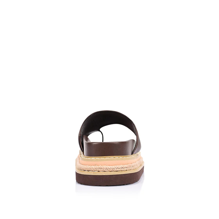 Thor Flatform Thongs Chocolate