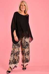 Venice Silk Pants Print
