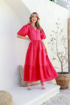 Sabrina Dress Hot Pink