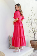 Sabrina Dress Hot Pink