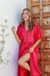 Sabrina Dress Hot Pink