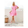 Frankie Button Front Dress Pink