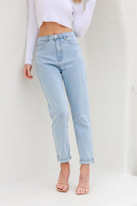 Scarlett Mom Jean Blue