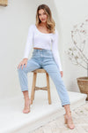 Scarlett Mom Jean Blue