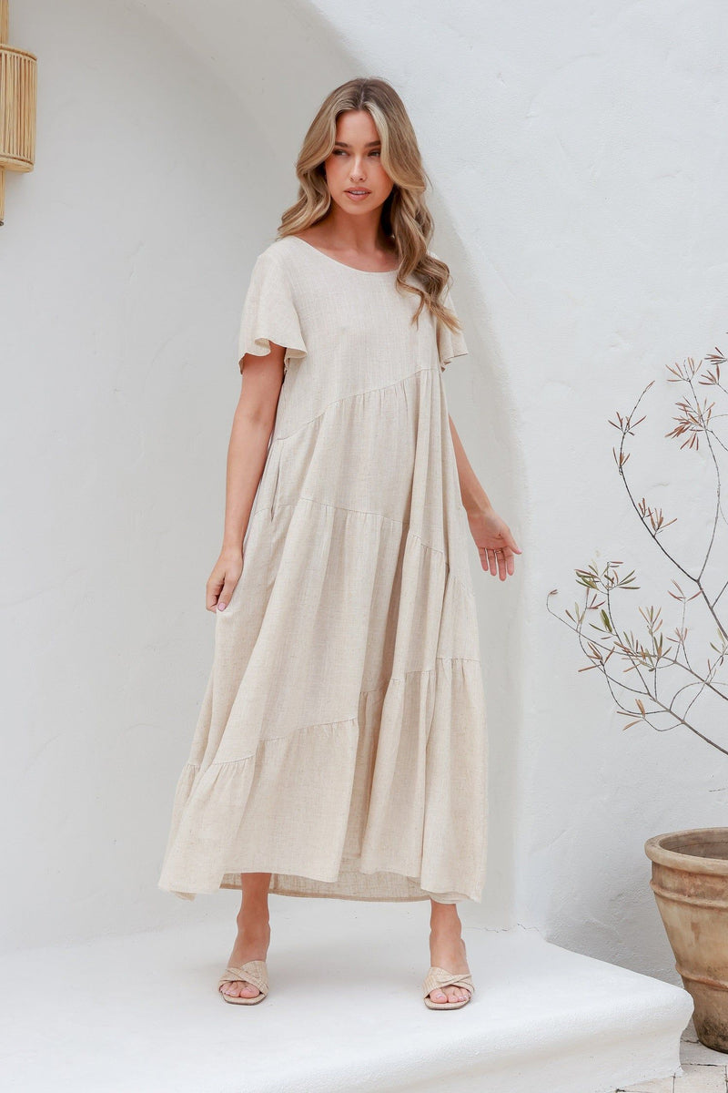 Kara Maxi Dress Natural