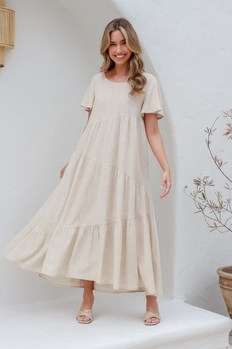 Kara Maxi Dress Natural