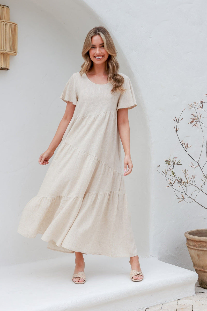 Kara Maxi Dress Natural