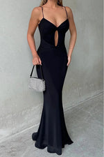 Marl Maxi Dress Black