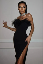Valentina Midi Dress Black