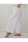 Hattie Wide Pant White