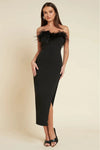 Valentina Midi Dress Black