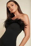 Valentina Midi Dress Black