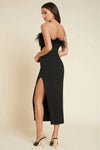Valentina Midi Dress Black