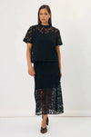 Arden Lace Top Black
