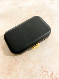 Rhea Classic Box Clutch Black