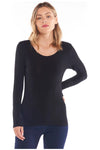 Kelli Long Sleeve Top Black