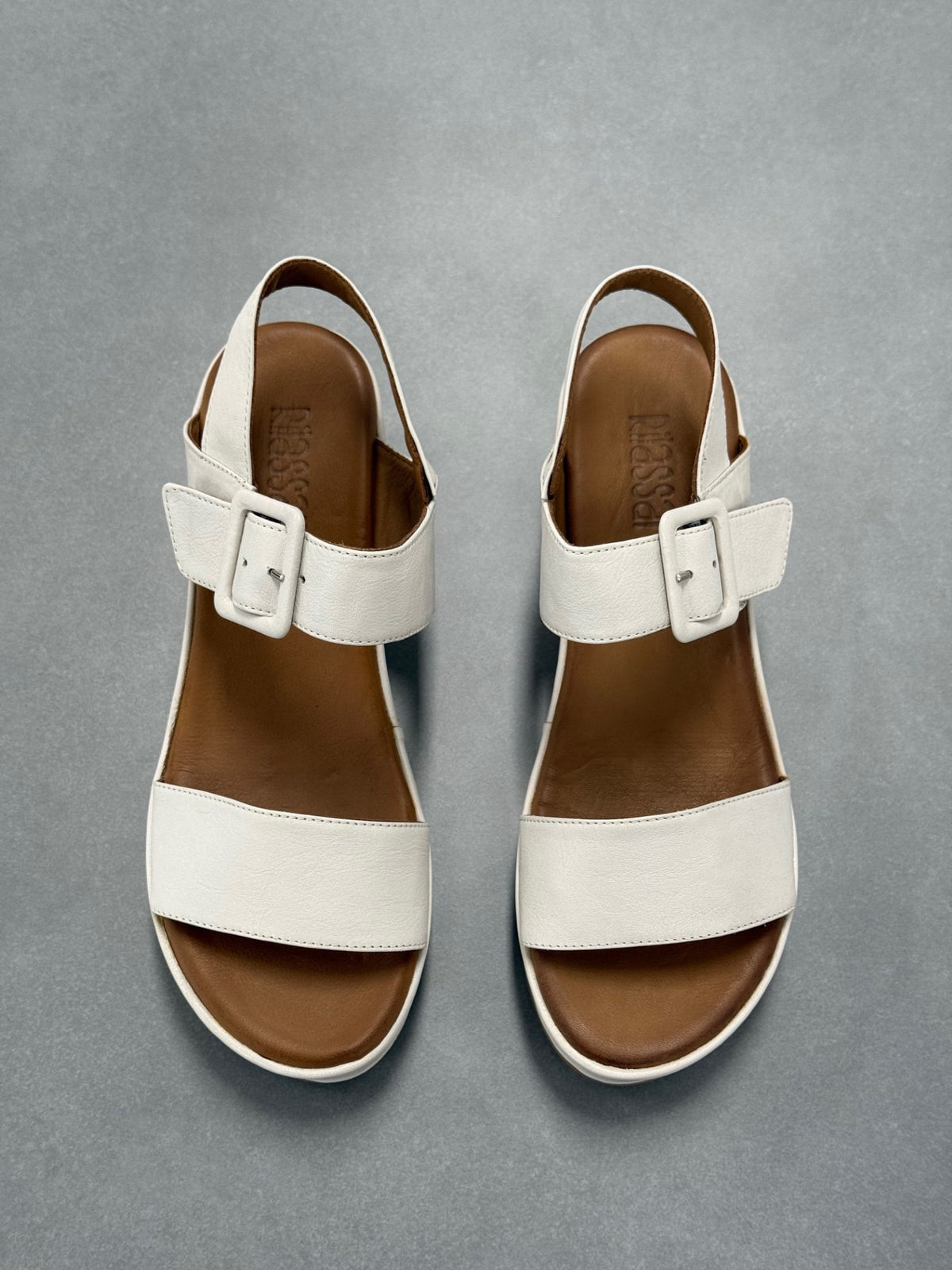 Penny Platform Sandal Cream