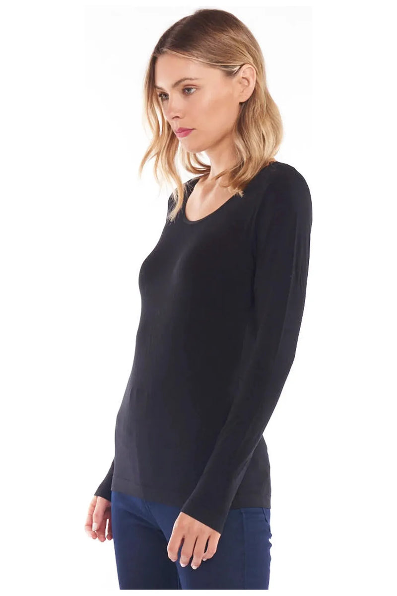 Kelli Long Sleeve Top Black