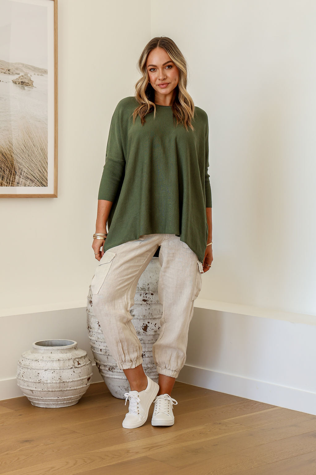 Leah Lounge Knit Moss