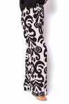 Miller Wide Leg Pant Black/Cream