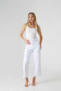 Stefi Wide Jean White