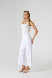 Stefi Wide Jean White