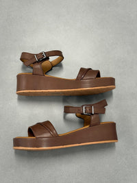 Paige Platform Sandal Cafe