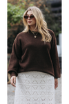 Della Knit Chocolate