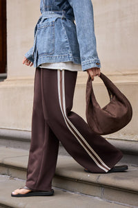 Noah Wide Pant Luxe Dark Chocolate