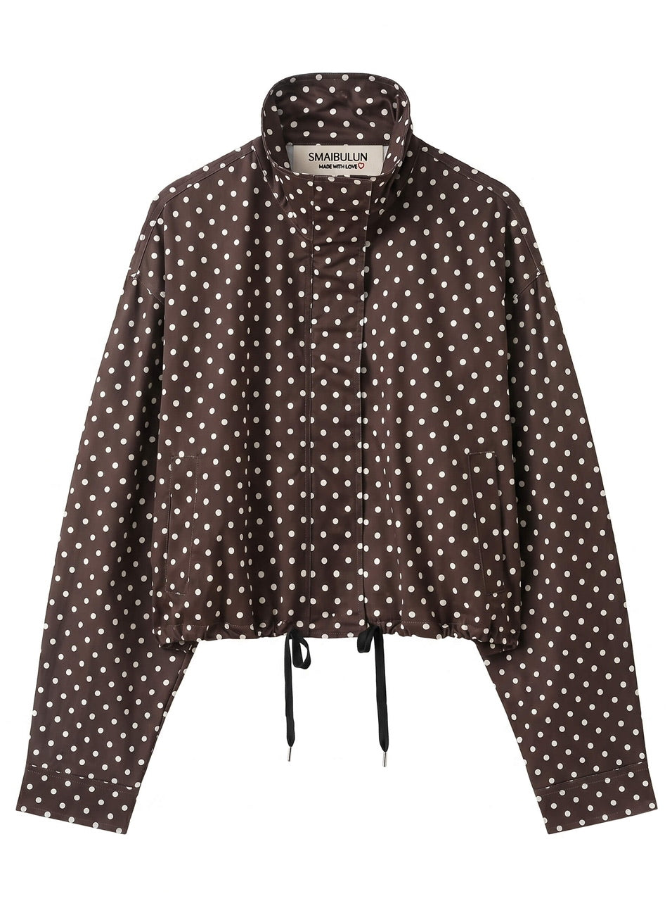 Stefie Polka Dot Jacket Chocolate Spot