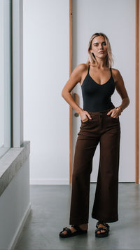 Arabella Straight Jean Chocolate