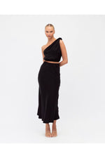 Phoebe Crop Black