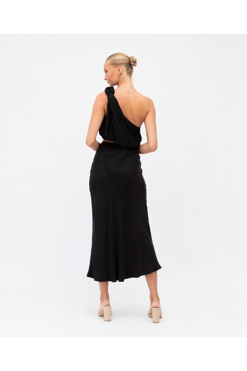 Phoebe Crop Black