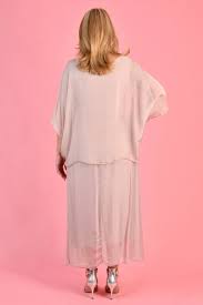 Marta Silk Skirt Blush