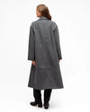 Sasha Longline Coat Grey