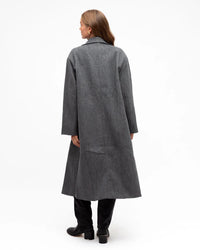 Sasha Longline Coat Grey