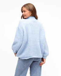 Greta Knit Jumper Blue