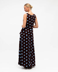 Sabrina Top Chocolate/ Blue