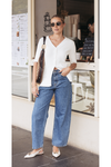 Lola Barrel Jean Deep Blue
