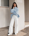 Greta Knit Jumper Blue