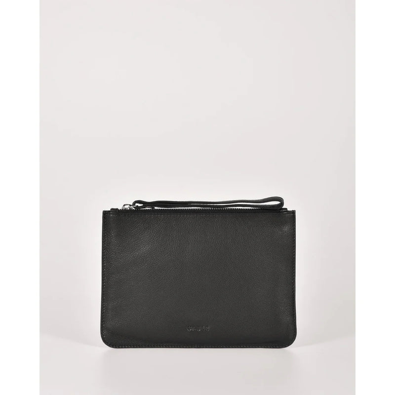 Queens Leather Pouch Black