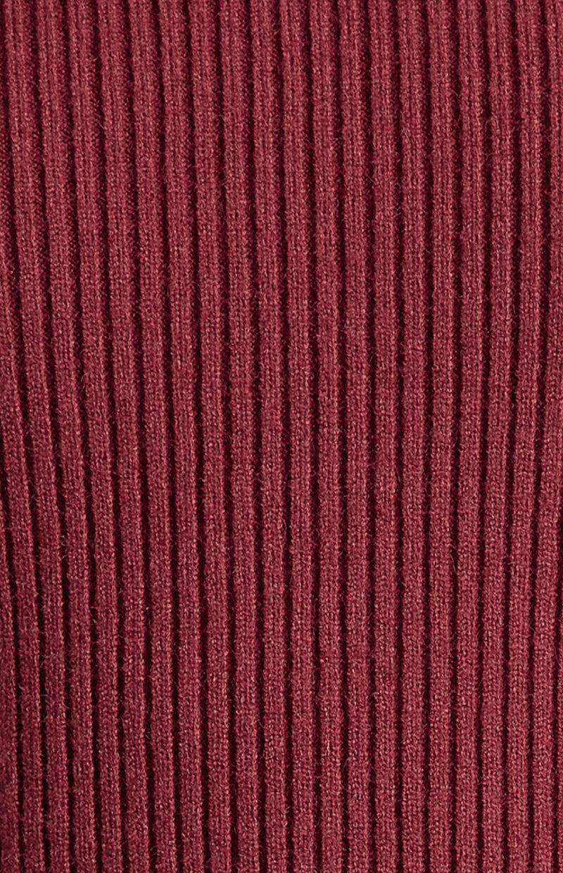Estella Ribbed Knit Merlot