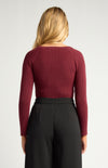 Estella Ribbed Knit Merlot