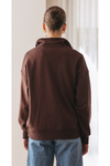 Feather Logo Sweater Chocolate