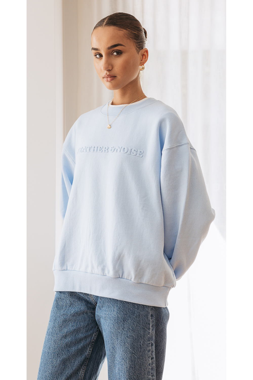 Core Logo Crew Powder Blue