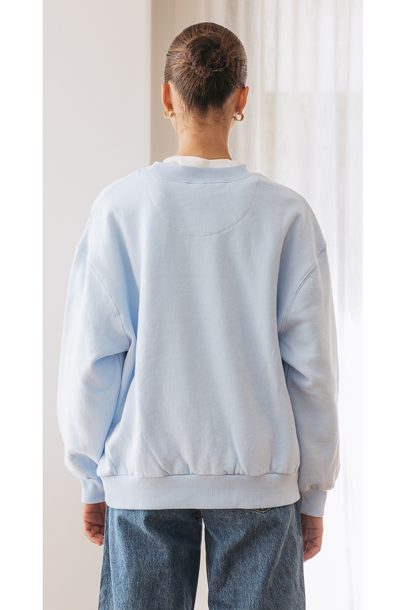 Core Logo Crew Powder Blue