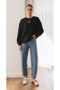 Signature Logo Crew Black