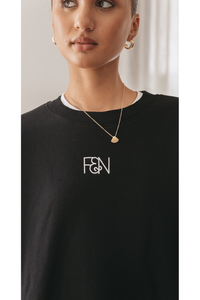Signature Logo Crew Black